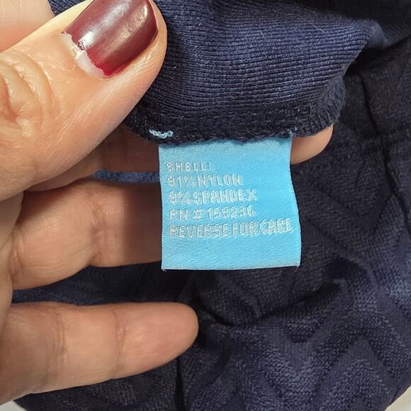 J.McLaughlin Sheath Dress Women XS Navy Textured Sleeveless Stretch Classic - Picture 9 of 12